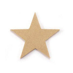 Kaisercraft Beyond The Page Medium Star - 60mm MDF shape - Lilly Grace Crafts