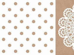 Kaisercraft 12x12 Scrapbook Paper Polka Dot 10 Sheets - Lilly Grace Crafts