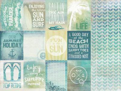 Kaisercraft Sandy Toes - Beach Bum 10 Sheets - Lilly Grace Crafts