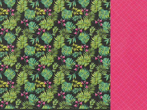 Kaisercraft Say Aloha 12x12 Scrapbook Paper - Papaya - 10 Sheets - Lilly Grace Crafts