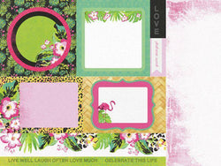 Kaisercraft Say Aloha 12x12 Scrapbook Paper - Malibu - 10 Sheets - Lilly Grace Crafts