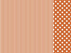 Kaisercraft Back to Basics 12x12 Scrapbook Paper-Orange Stripe - 10 Sheets - Lilly Grace Crafts