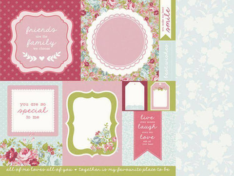 Kaisercraft Secret Garden 12x12 Scrapbook Paper - Path - 10 Sheets - Lilly Grace Crafts