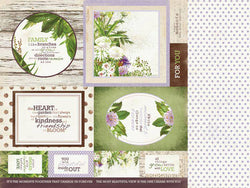 Kaisercraft Botanica 12x12 Scrapbook Paper - Botany - 10 Sheets - Lilly Grace Crafts