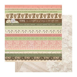 Kaisercraft 12x12 Scrapbook Paper-Threadwork 10 Sheets - Lilly Grace Crafts