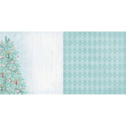 Kaisercraft Christmas Wishes - Fur Tree 12x12 Paper, Pack of 10 Sheets - Lilly Grace Crafts