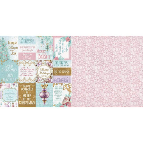 Kaisercraft Christmas Caro 12x12 Paper, Pack of 10 Sheets - Lilly Grace Crafts