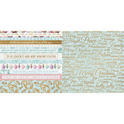 Kaisercraft Christmas Wishes - Good Cheer 12x12 Paper, Pack of 10 Sheets - Lilly Grace Crafts