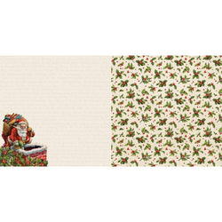 Kaisercraft Silent Night-Down the Chimney 12x12 Paper, Pack of 10 Sheets - Lilly Grace Crafts