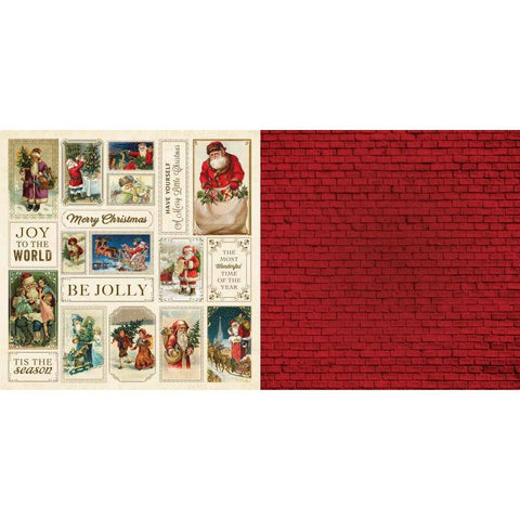 Kaisercraft Silent Night - Family Time 12x12 Paper, Pack of 10 Sheets - Lilly Grace Crafts