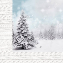 Kaisercraft Frosted - Wintery 12x12 Paper, Pack of 10 Sheets - Lilly Grace Crafts
