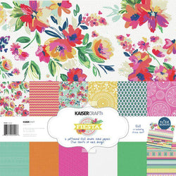 Kaisercraft Fiesta! Paper Pack with Bonus Sticker Sheet - Lilly Grace Crafts