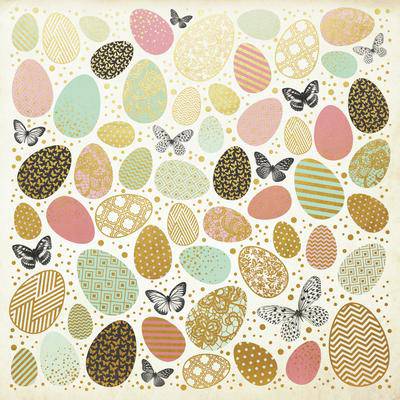 Kaisercraft Specialty Paper-Golden Easter 10 Sheets - Lilly Grace Crafts