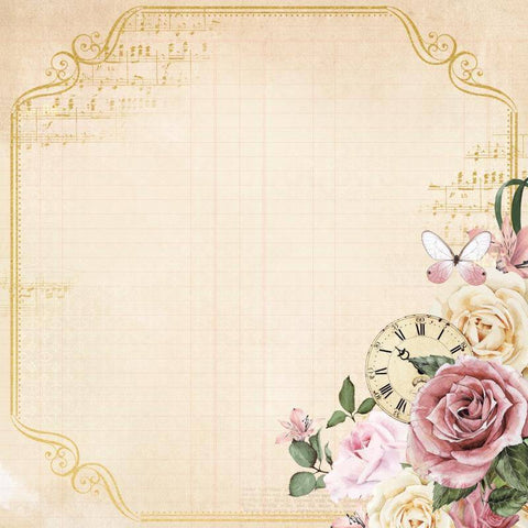 Kaisercraft 12x12 Specialty Foil Timeless Paper - Single Sheet - Lilly Grace Crafts