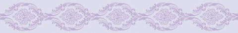 Christmas - Printed Tape - Damask - Purple - Lilly Grace Crafts