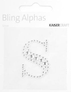 Kaisercraft Rhinestone S Silver - Lilly Grace Crafts