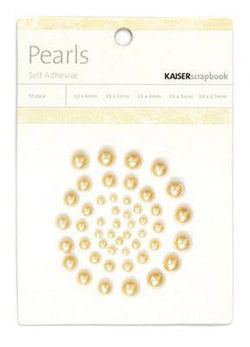 Kaisercraft Pearls - Latte - Lilly Grace Crafts