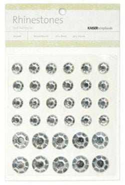 Kaisercraft Mx Round Rhinestones - Silver - Lilly Grace Crafts