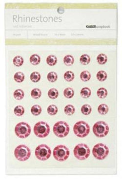 Kaisercraft Mx Round Rhinestones-Soft Pk - Lilly Grace Crafts