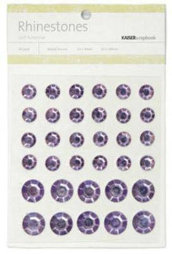 Kaisercraft Mx Round Rhinestones - Lilac - Lilly Grace Crafts