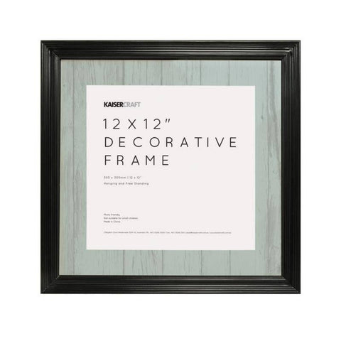 Kaisercraft Black Frame 12x12 inch - Lilly Grace Crafts