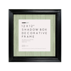 Kaisercraft Black Shadow Box Frame 12x12 inch - Lilly Grace Crafts