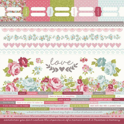 Kaisercraft Secret Garden Sticker Sheet - Lilly Grace Crafts