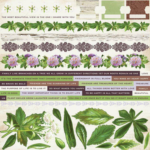 Kaisercraft Botanica Sticker Sheet - Lilly Grace Crafts