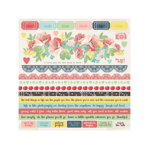 Kaisercraft Finders Keepers Sticker Sheet - Lilly Grace Crafts