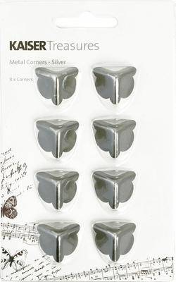 Kaisercraft Metal Corners - Silver - Lilly Grace Crafts