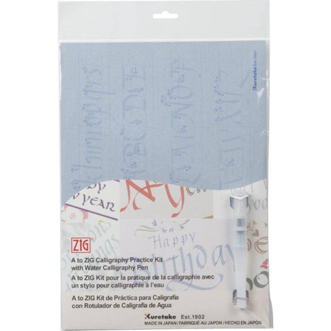 Kuretake Ltd Calligraphy Practice Kit - Lilly Grace Crafts