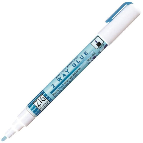 Kuretake Ltd 2 Way Glue - Fine Tip x12 Pens - Lilly Grace Crafts