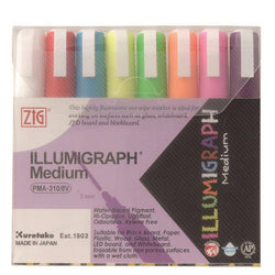 Kuretake Ltd Zig Illumigraph x8 set - Lilly Grace Crafts