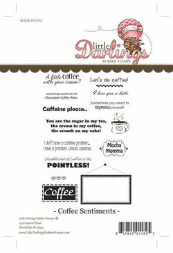 Little Darlings Coffee Sentiments - Lilly Grace Crafts