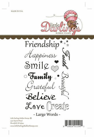 Little Darlings Large Words - Lilly Grace Crafts