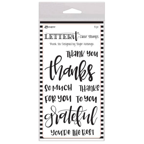 Ranger Industries Thank You - Stamp Set - Lilly Grace Crafts