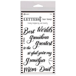 Ranger Industries Letter It Stamp Set - Family - Lilly Grace Crafts