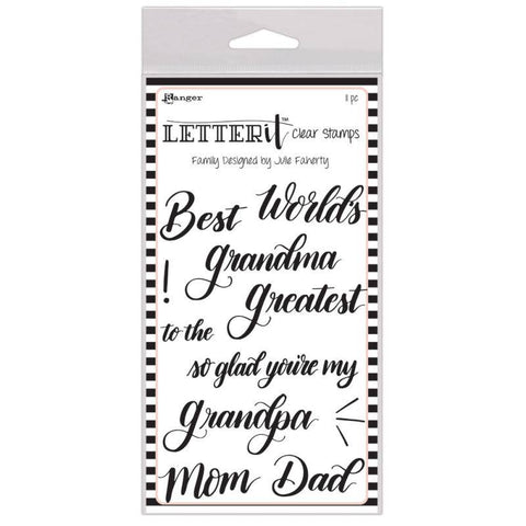 Ranger Industries Letter It Stamp Set - Family - Lilly Grace Crafts