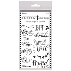 Ranger Industries Letter It Stamp Set - Friendship - Lilly Grace Crafts