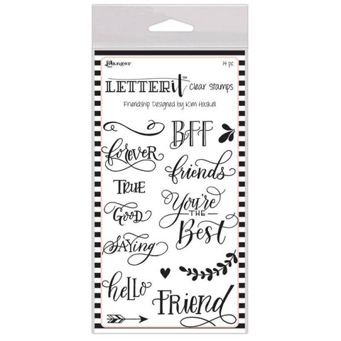 Ranger Industries Letter It Stamp Set - Friendship - Lilly Grace Crafts