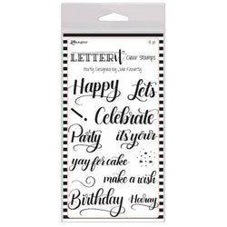 Ranger Industries Letter It Stamp Set - Party - Lilly Grace Crafts