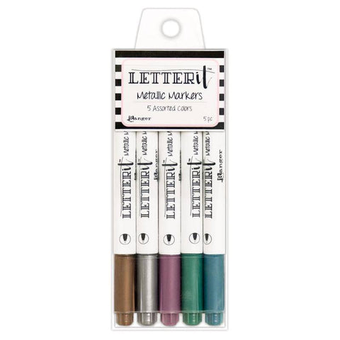 Ranger Industries Metallic Markers 5 Pack - Lilly Grace Crafts