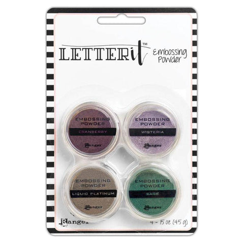 Ranger Industries Stamping Embossing Powder 4 Piece Kit - Graceful - Lilly Grace Crafts