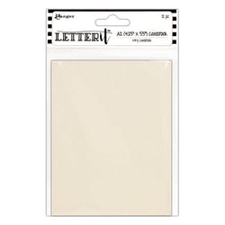 Ranger Industries Ivory Cardstock (4.25 inch x 5.5 inch) - Lilly Grace Crafts