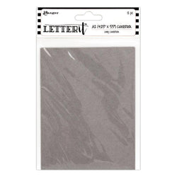 Ranger Industries Grey Cardstock (4.25 inch x 5.5 inch) - Lilly Grace Crafts