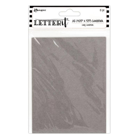 Ranger Industries Grey Cardstock (4.25 inch x 5.5 inch) - Lilly Grace Crafts