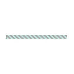 Little B Little B Silver Diagonal Foil Stripes 3mm x 15m Tape - Lilly Grace Crafts