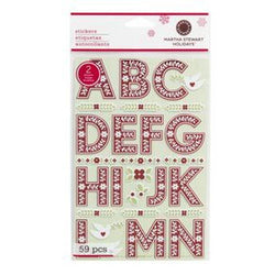 Martha Stewart Scandi Large Alpha Stickers - Lilly Grace Crafts