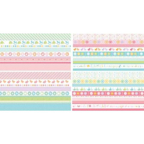 Martha Stewart 6x12 inch Border Pad Baby Boy-Girl - Lilly Grace Crafts