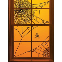 Martha Stewart Spiderweb Corner Window Cling - Lilly Grace Crafts